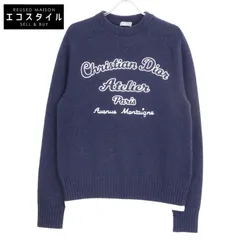 Dior HOMME　ディオールオム　【美品/国内正規】213M640AT298 アトリエ刺繍 クルーネック ニットセーター　Sのサムネイル