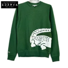 Lacoste　ラコステ　グリーン イラスト スウェット　Sのサムネイル
