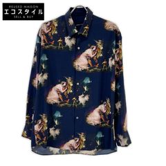 LAD MUSICIAN INKJET DECHINE FLOWER SHIRT - メルカリ