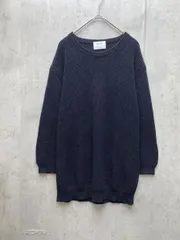 美品 EDIFICE エディフィス ミドルゲージプルオーバー ニット セーター サマーニット size48/ブラック ■◆ メンズのサムネイル
