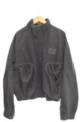 プラスチックプロダクト PLASTICPRODUCT MPa PLANT DETACHABLE JACKET ブルゾン ジャケット MPA25AWOU01 ジャケット ブラック Lサイズ 103MT-4980