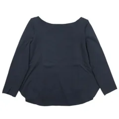 美品 Emporio Armani エンポリオアルマーニ ボートネック ジャージースウェットシャツ プルオーバー トップス カットソー 44 グレー レディース 古着 中古 USEDのサムネイル