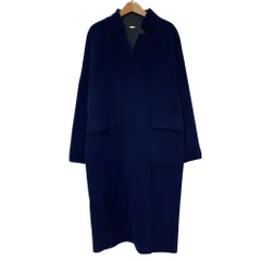 美品 MUSE de Deuxieme Classe ミューズ ドゥーズィエムクラス リバーシブル ダブルフェイスコート ネイビー グレー レディース 古着 中古 USEDのサムネイル