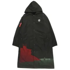 美品 UNDERCOVER アンダーカバー 20aw 蜘蛛巣城 Throne of Blood ロング コーチ ジャケット ブルゾン コート サイズ4 黒 ブラック メンズ 古着 中古 USEDのサムネイル