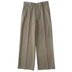 新品同様 LEMAIRE ルメール STRAIGHT TAILORED PANTS ストレート テーラード パンツ スラックス サイズ48 茶 ブラウン メンズ 古着 中古 USEDのサムネイル