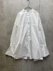 Rouge vif ルージュヴィフ アバハウス スタンドカラー 長袖 オーバー シャツ きれいめ 羽織り ホワイト ■◇ レディースのサムネイル