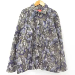 美品 Supreme シュプリーム Paisley Fleece Shirt ペイズリー フリースシャツ ジャケット Sサイズ パープル系 メンズ 古着 中古 USEDのサムネイル