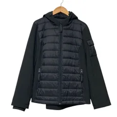 美品 LAUREN RALPH LAUREN ローレンラルフローレン キルトコンビ ナイロンパーカー フーディ ジャケット S ブラック レディース 古着 中古 USEDのサムネイル