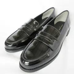新品同様 UNITED ARROWS ユナイテッドアローズ レイン レザー ローファー 1731-699-8631 サイズ37.5 24.5cm相当 ブラック レディース 古着 中古 USEDのサムネイル