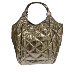 未使用 MARCO MASI マルコマージ キルティング バッグ シルバー  レディース 古着 中古 USEDのサムネイル