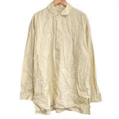 美品 25AW ATON エイトン ハーフボタン コットンシルク シャツブラウス 02 ライトベージュ サンプル品 メンズ レディース 古着 中古 USEDのサムネイル