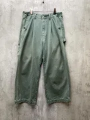 RAGEBLUE レイジブルー ワイド ワーク ペインター デニムパンツ カジュアル 着回し sizeL/グリーン ■■ メンズのサムネイル