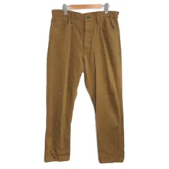 ナイジェルケーボン NIGEL CABOURN レイルマンデニムパンツ シンチバック ボタンフライ 34 ブラウンのサムネイル