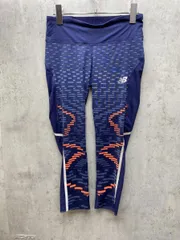 新品 New Balance ニューバランス グラフィックタイツ レギンス スパッツ スポーツ トレーニング sizeM/DGP(ネイビー系) ■◆◎レディースのサムネイル