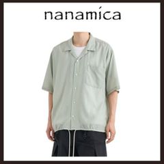 新品未使用　nanamica　オープンカラーシャツ　XL　コーラルグリーン 新品未使用 nanamica（ナナミカ） オープンカラーシャツ M コーラル