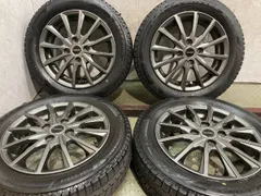 【BS BLIZZAK VRX3 155/65R14】スタッドレス【BALMINUM AR12 バルミナ 14インチ 4.5J4HPCD100+45】22年製 タント N-BOX デイズ等　(KTY160)のサムネイル