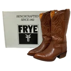 良品 FRYE フライ ブルース プルオン ウエスタンブーツ サイズ6 約23cm ブラウン レディース 古着 中古 USEDのサムネイル