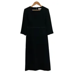 美品 Chloe formal クロエ フォーマル 七分袖 ロング ワンピース 7AR ブラック レディース 古着 中古 USEDのサムネイル