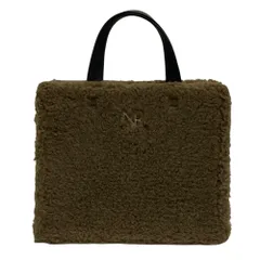 美品 NINA RICCI ニナリッチ ロゴ金具 ボア 2WAY トートバッグ ショルダーバッグ ブラウン系 レディース 古着 中古 USEDのサムネイル