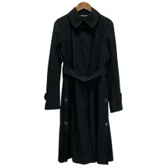 良品 SPORTMAX Max Mara スポーツマックス マックスマーラ ナイロン ステンカラーコート 42 ブラック レディース 古着 中古 USEDのサムネイル