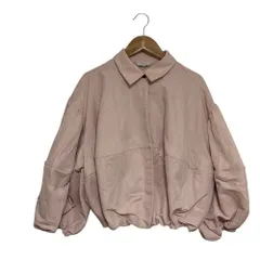 美品 26SS CLANE クラネ DAD SHORT BALLOON BLOUSON ショートトップス ブルゾン 10122-4163 サイズ2 ピンク レディース 古着 中古 USEDのサムネイル