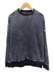 DIESEL (ディーゼル) D-KRIB-NE デニムスエット トレーナー ビンテージ加工 A03943 S グレー系 メンズ/045のサムネイル