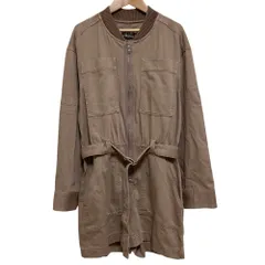 美品 DIESEL ディーゼル DE-ASTRID-SP ベルテッドジャンプスーツ オールインワン サイズXS ベージュ レディース 古着 中古 USEDのサムネイル