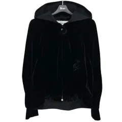 未使用 Rene ルネ ミンクファースライダー ベロア ジップアップパーカー 6133190 サイズ38 ブラック レディース 古着 中古 USEDのサムネイル