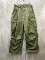 GU ジーユー スーパー ワイド カーゴ パンツ sizeM/モスグリーン ■◇ メンズのサムネイル