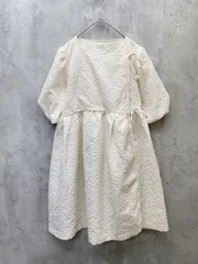 FREAK'S STORE フリークスストア フクレジャガードパフスリーブリボンミニ ワンピース 上品 フェミニン sizeF/ホワイト ■◆ レディースのサムネイル