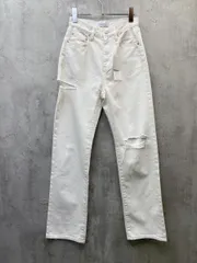 新品 EGOIST エゴイスト ダメージ加工 デニムパンツ カジュアル Y2K size1/ホワイト ■◇◎レディースのサムネイル