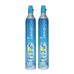[公式] ソーダストリーム ガスシリンダー 60L 2本セット(新規購入用) ブルー sodastreamのサムネイル