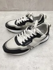 ARMANI EXCHANGE アルマーニエクスチェンジ ロゴスニーカー ランニング スニーカー sizeUK8(27.0cm相当)/グレー/ブラック ■■ メンズのサムネイル