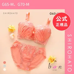 【新品】ビーオーエヌ エレガンスフラワー シリーズ 脇高 ブラジャー ショーツ セット GHI 大きいサイズ 脇肉 bon(G65-M、G70-M)のサムネイル
