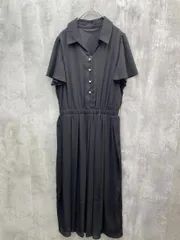 Tiaclasse ティアクラッセ シアー楊柳シャツ ワンピース 華やか シンプルsizeM/ブラック ■◆ レディースのサムネイル