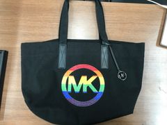 新品同様✨ MICHAEL KORS トートバッグ カラーストーン A4可 黒 - メルカリ