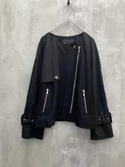 GRACE CONTINENTAL グレースコンチネンタル ウール100% Diagram ジャケットモード系 個性的size36/ブラック ■◇ レディースのサムネイル