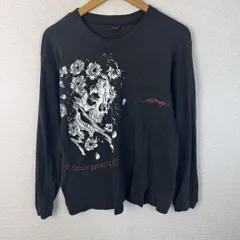 Ed Hardy エドハーディー ロンT ドクロ ブラック L メンズ 古着 Y2K グランジのサムネイル