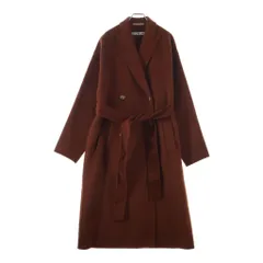 Acne Studios (アクネ ストゥディオズ) OWANNE DOUBLE オワンヌ ウール 4B ダブル ベルテッド ロングコート ジャケット オレンジ A90312のサムネイル