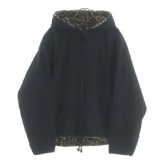 STUSSY (ステューシー) REVERSIBLE HOODED JACKET リバーシブル レオパード ジップアップ ジャケット フーディ ブルゾン ブラック/ベージュ 115919のサムネイル