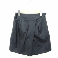 ボールジー BALLSEY トゥモローランド パンツ キュロット ショート ウール シルク混 無地 シンプル 34 ネイビー 紺 /TT23のサムネイル