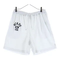WTAPS (ダブルタップス) 25SS WUS SHORTS POLY ロゴプリント メッシューショーツ ハーフパンツ ホワイト 251ATDT-CSM28のサムネイル