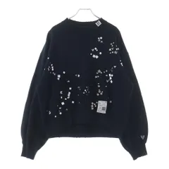 MAISON MIHARAYASUHIRO (メゾンミハラヤスヒロ) 26SS Sequin Embellished Pullover Sweater スパンコール装飾プルオーバースウェットトレーナー ブラック K16PO742のサムネイル