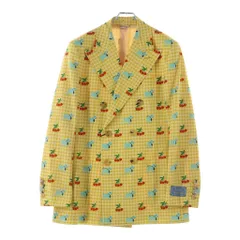GUCCI (グッチ) ■HA HA HA gingham jacket ダブルテーラードジャケットのサムネイル