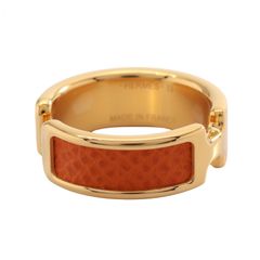HERMES エルメス パドック シュバル オレンジフィールド チャーム