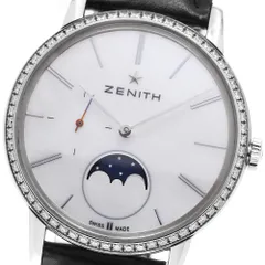 ゼニス ZENITH 16.2320.692 エリート・レディ ムーンフェイズ ダイヤベゼル 自動巻き レディース _823481のサムネイル