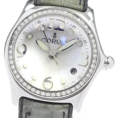 訳あり コルム CORUM 39.151.47 バブル ダイヤベゼル デイト クォーツ ボーイズ _837720のサムネイル