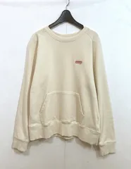 UNIVERSALOVERALL (F) ユニバーサルオーバーオール 別注 ワンポイントロゴ刺繍 ラグランスリーブスウェット コットン100 アイボリー レディース u2332201in K7-67のサムネイル