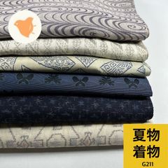 夏物 訪問着 6枚セット 着物まとめ売り【G215】同梱購入歓迎 リメイク