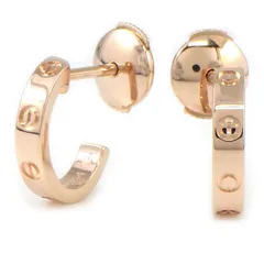 カルティエ Cartier ピアス ラブ SM B8029000 フープ ミニラブ K18PG 【中古】のサムネイル
